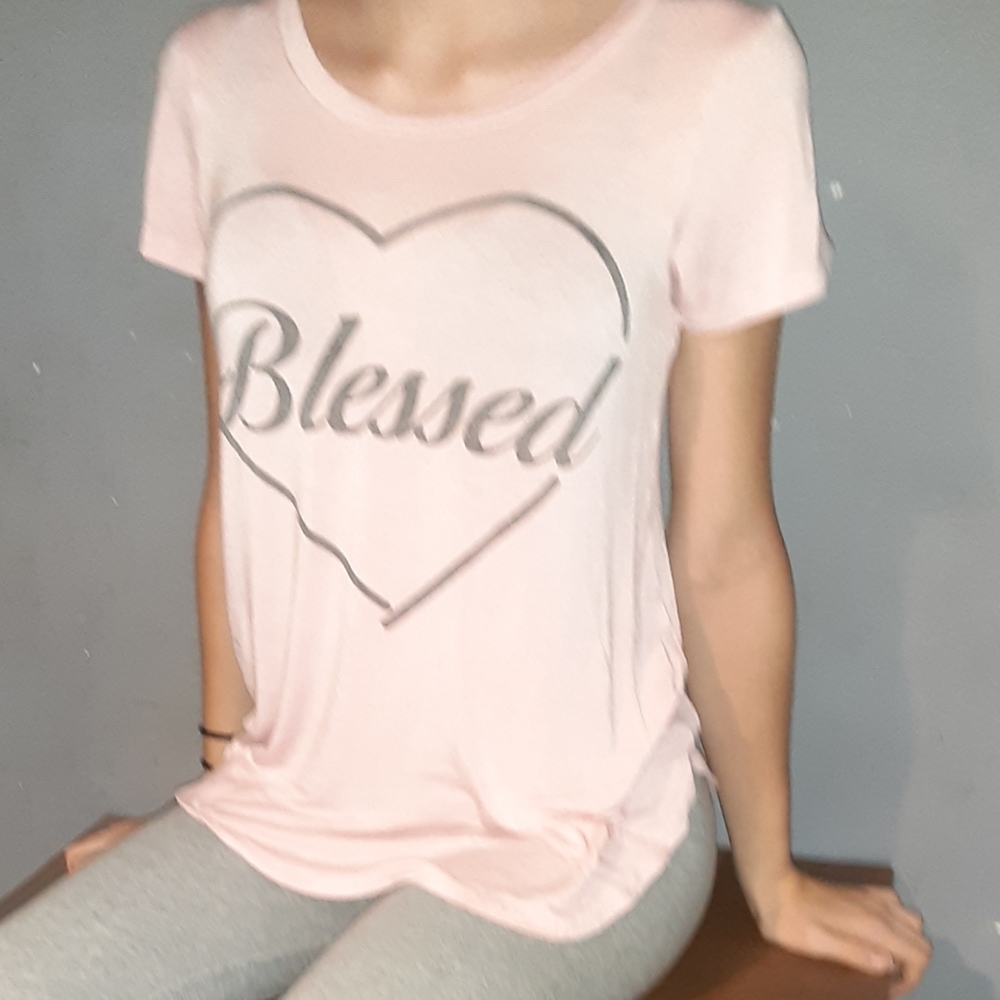 COPY - Light Pink Blessed Tee